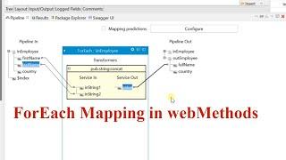 ForEach Mapping in webMethods | How to build a ForEach mapping