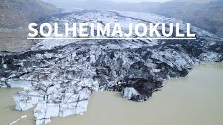 Icelandic Glacier - Sólheimajökull - Cinematic Drone 4k Video