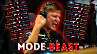 S1MPLE MODE BEAST  |  S1MPLE HIGHLIGHTS CSGO