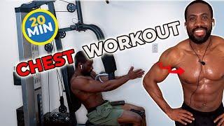 20 Minute Chest Workout | Multi Gym Exercise Machine Follow-Along