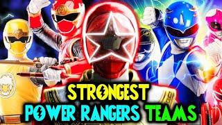 Top 12 Most Powerful Power Rangers Teams - Backstories And Lore Explored