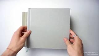 Leatherette Layflat Wedding Album by Flipchap.com - (Video edited from Photobook guru)