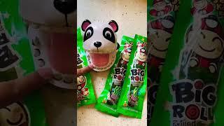 Panda Dentist game with Big Roll #youtubeshorts #shortsvideo #shorts #satisfying #asmr #viral