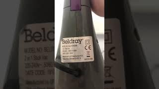 Beldray 2 in 1 stick vac quick look