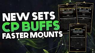 New Item Sets, Green CP Buffs, Faster Mounts, Console Addons and More - First Look at Update 45