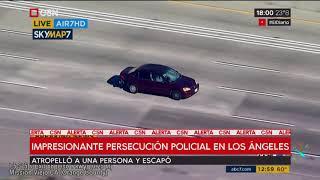 Impresionante persecución policial en Los Ángeles