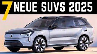 7 neue SUVs kommen im Jahr 2025