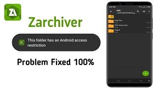 SOLUTION TO THE ANDROID ACCESS RESTRICTION PROBLEM Android 11, 12, 13, 14 ZArchiver