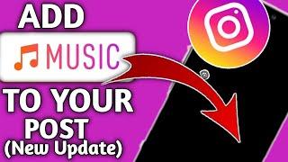 How to Add music to Instagram feed POST (New Update)