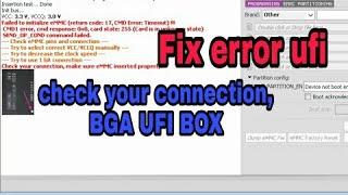 fix error ufi check your connection