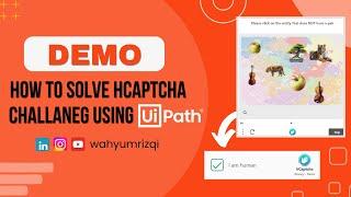 Demo How to Solve hCaptcha Challenge using UiPath