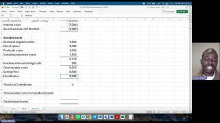 MAC3761 MATAMATIE 3.32 QB1 - Transfer Pricing, Allocation of scarce resource, Process costing, ROI