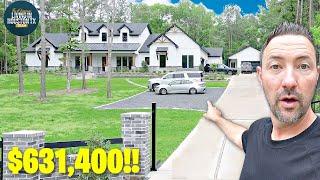 Inside $600,000 Private HOUSTON TEXAS Mansions on Acreage