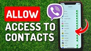 How to Allow Viber App Access to Contacts on iPhone