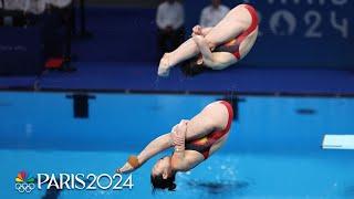 China remains dominant, wins gold in women's 3m synchro springboard | Paris Olympics | NBC Sports