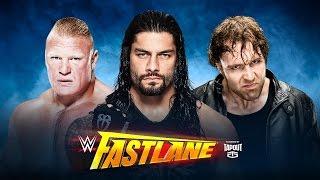 WWE Fast Lane 2016 [WWE 2K16 Simulation!]