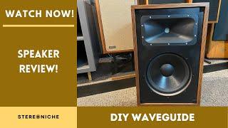 DIY WaveGuide speakers compared to vintage Advent speakers.