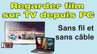 Comment regarder un film de son ordinateur sur la télé, regarder film PC sur TV sans fil