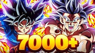 7,000+ STONES! AMAZING LR TEQ UI GOKU SUMMONS! (DBZ: Dokkan Battle)