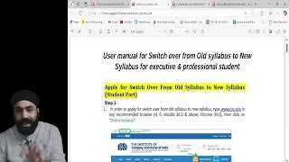 All About Switch OVER️ CS GD Sir | Old Syllabus to New Syllabus