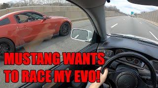 2006 Mitsubishi Lancer Evolution IX MR - (TURBO SOUNDS) POV Test Drive - MUSTANG WANTS TO PLAY