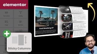 Make Columns Sticky on Scroll - Elementor