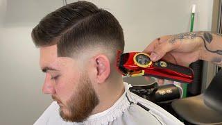 PERFECTLY FADED COMBOVER - BARBER TUTORIAL