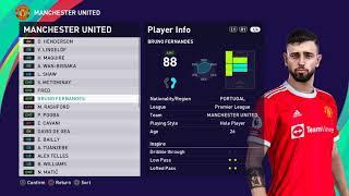 eFootball PES 2021 Manchester United 21/22 Official Home kits downloads