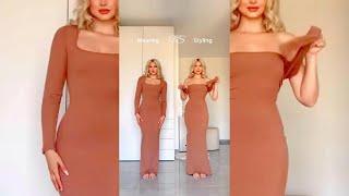 HOW TO Mini DRESS Bodysuit OUTFIT, TRY ON HAUL AND IDEAS FOR YOU, Curvy Model Fashion, Plus Size