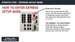 PLCGurus.NET - Stratix 5700 Express Setup