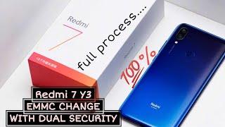 REDMI 7  Y3  EMMC CHANGE |FULL DETAIL VIDEO 100% SOLUTION WITH SECURITY| #redmi7  #redmi #emmc #ufi