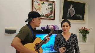 Đêm buồn tỉnh lẻ ( Bằng Giang ) singer Hạ Vân & guitarist Phương Phạm