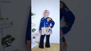 Atasan Batik Wanita Modern #batik #bajubatik #batikwanita #bajubatikwanita #atasanwanita #shorts