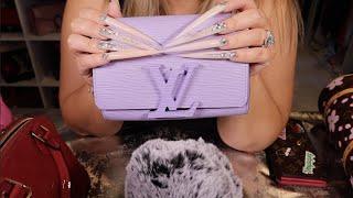 ASMR PURSE COLLECTION (Tapping and Scratching) | Designer Bags, Luxury, Gentle Whispering