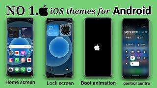 How to convert your android into iPhone || iOS themes for Miui 12 || Miui convert to iPhone iOS