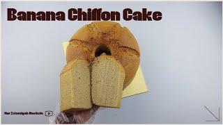 Chiffon Banana Cake -Bolu Pisang selembut Kapas