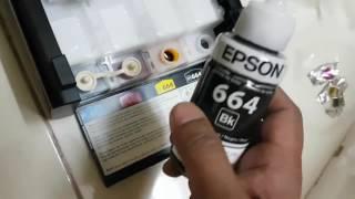 Epson L382 ink Filling