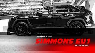 Toyota Rav4 with 20 INCH Simmons EU1 Wheels Satin Black