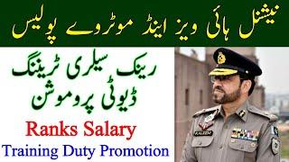 NHMP Ranks Salary Training Duty Promotion | NH&MP Jobs 2021 | Motorway Police Jobs