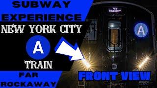 New York City Subway A Express Train (to Far Rockaway) Front View