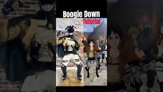 Boogie Down Tutorial (Eren Yeager) #attackontitan #vrchat #boogiedown #fortnite #lethalcompany