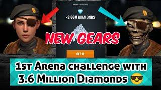 sniper 3D arena challenge double amount of diamonds,spent and get back double 3.6 million diamonds