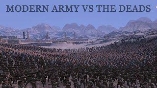 MODERN ARMY VS THE DEADS | ULTIMATE EPIC BATTLE SIMULATOR