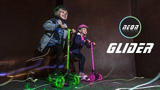 Neon Glider Light-Up Kids Scooter - FULL