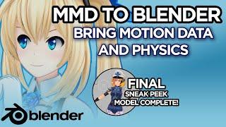 MMD to Blender 2.8x motion file VMD (RigidBodies setup)