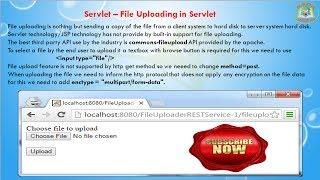 Lesson - 19 : Servlet - File Uploading in Servlet