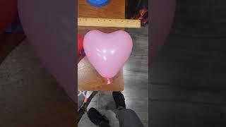 comparing Qualatex vs Sempertex Vs Decomax heart balloons.