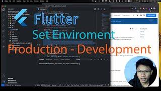 flutter set environment mode for development - production