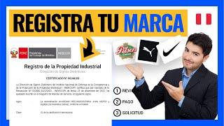 Como REGISTRAR/PATENTAR una marca en Indecopi Perú 2024 |Ahorra +S/1000 | El video más completo