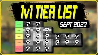 1v1 Ranked Tier List - Sep 2023 | Age of Empires 3: Definitive Edition